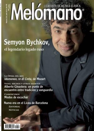 Portada del número 218 de Melómano correspondiente al mes de abril.