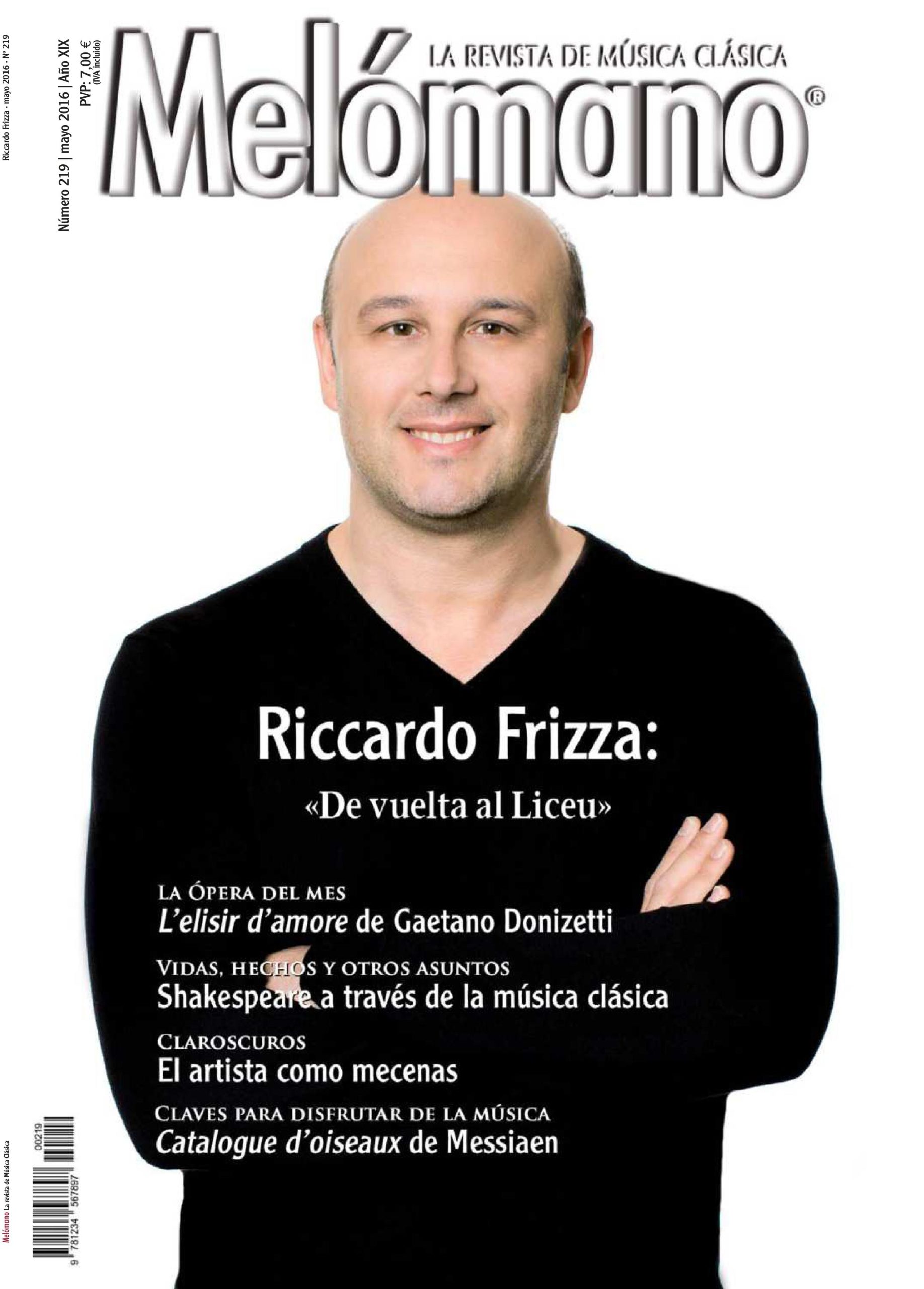 Portada Melómano número 219