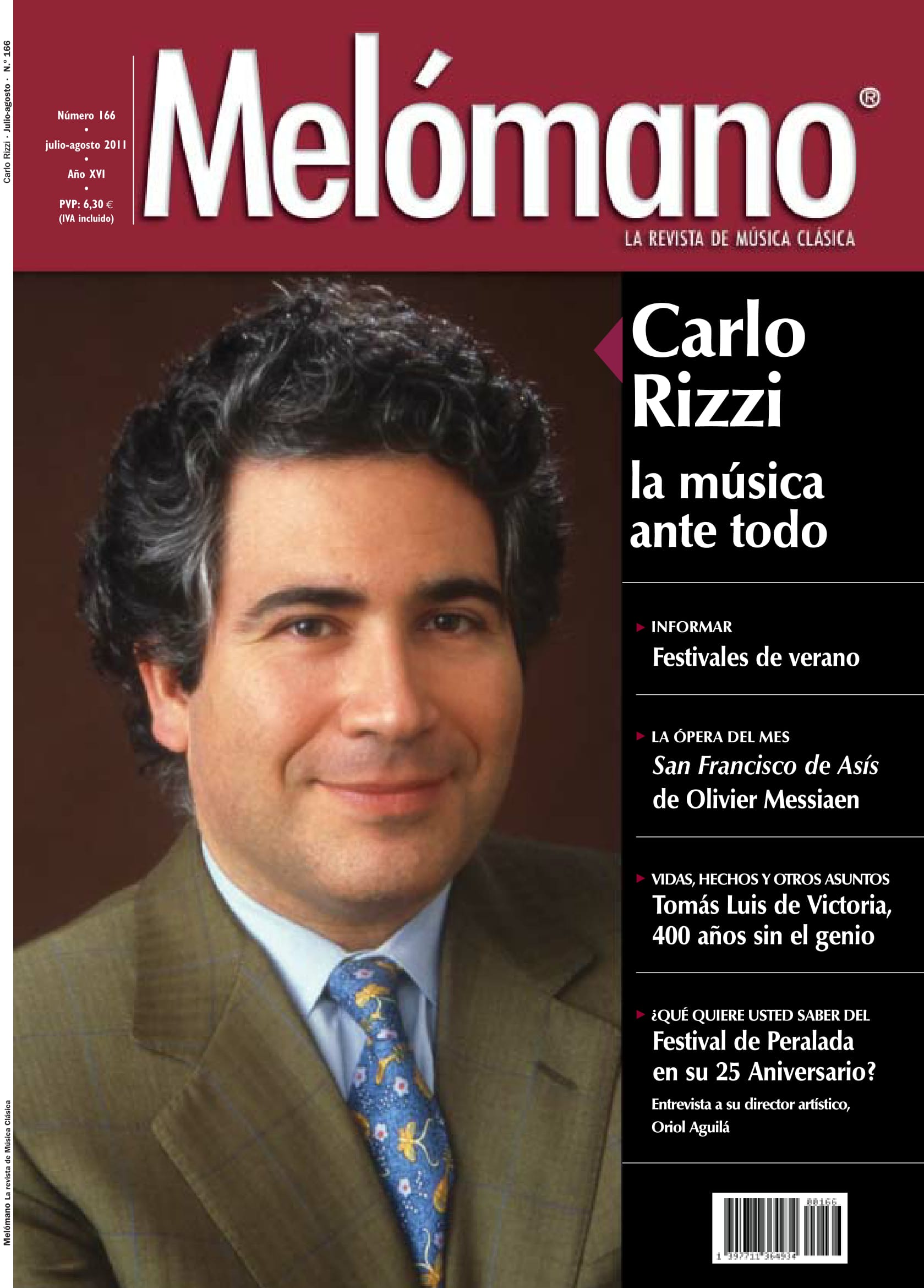 Melómano en PDF 166 | Julio-Agosto 2011